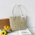 Fashion Woven Handbag Lightweight Summer All-Match Bucket Bag Luxury Portable Designer Handbag for Picnic Accessory Travel Essential Beach Gear Women's Fashion Versatile Carryall. 