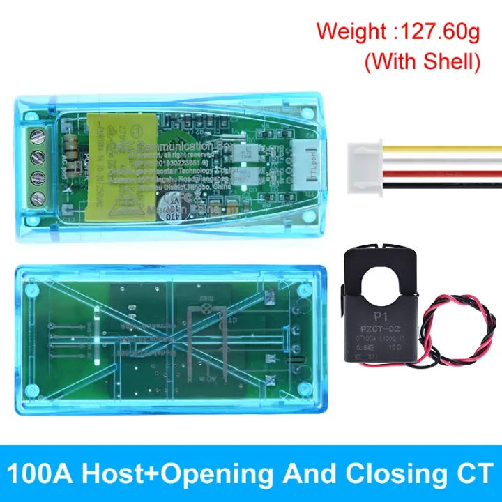 Tzt%20Ac%20Digital%20Multifunction%20Meter%20Watt%20Power%20Volt%20Amp%20Ttl%20Current%20Test%20Module%20Pzem-004t%20With%20Coil%200-100a%2080-260v%20Ac%20For%20Arduino%20-%20Image%204