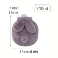hot pack 300ML Cute Plush Rabbit Hot Water Bag with Cover For Winter Hand Feet Warmer Explosion-Proof Reusable Jug Bottle for Hot WaterFirst Aid Kits. 