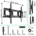TV Bracket Medium Strong 26" - 55" LED LCD Plasma Wall Mount 30kg(60lbs) For Home Office Workshop Any Place Mount. 