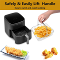 Stainless Steel Mesh Basket forInstant 5.8- 6QT Air Fryer Accessories Basket withHandle Deep Fryer Parts. 