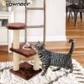 Cat Scratcher Tree Poles Tree Board Condo House Toys Small Cat Tree Cat Scratcher For Kitten And Adult. 
