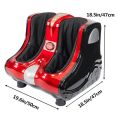 Foot Massager, Electric Rolling Shiatsu Feet Massage Spa Rest Ankle Calf Leg Massagers Stimulator Footspa Machine for Home Office Massages, with 4 Powerful Modes Adjustable Angle Red. 