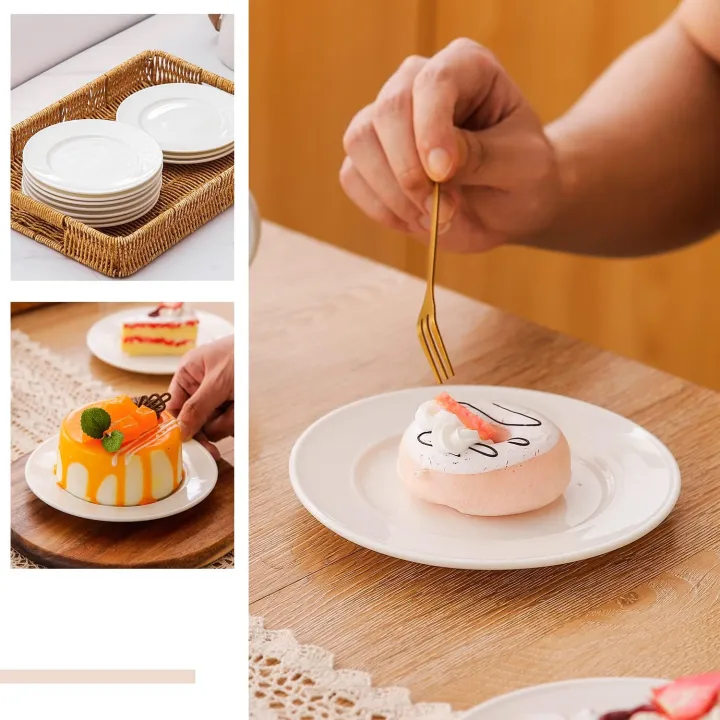 7%20inch%206Pc's%20%20Round%20White%20Coupe%20Rim%20Ceramic%20Porcelain%20Dinner%20Deep%20Soup%20Plates%207%20inch%206%20pieces%20set%20-%20Image%208