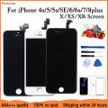 LCD screen for iPhone 6 6s 7 8 plus digitizer assembly for iPhone 5 5S se touch glass for iPhone X XR XS Max display replacement. 