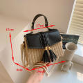 Square Box Beach Handbag Feminine Rattan Handbag Tote Bag For Women Rattan Square Box Handbag The Tote Bag Tote Bag Travel Bag Crossbody Bags For Women. 