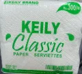 KEILY BRAND CLASSIC PAPER SERVIETTE. 