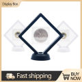 5/10pcs Display Box 3D Floating Frame Holder Stand Box Clear Jewelry Ring Coin Display Case Necklace Display Holder 7*7*2cm. 
