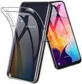 Clear Back Cover for Samsung Galaxy A50 Transparent Pouch Case. 