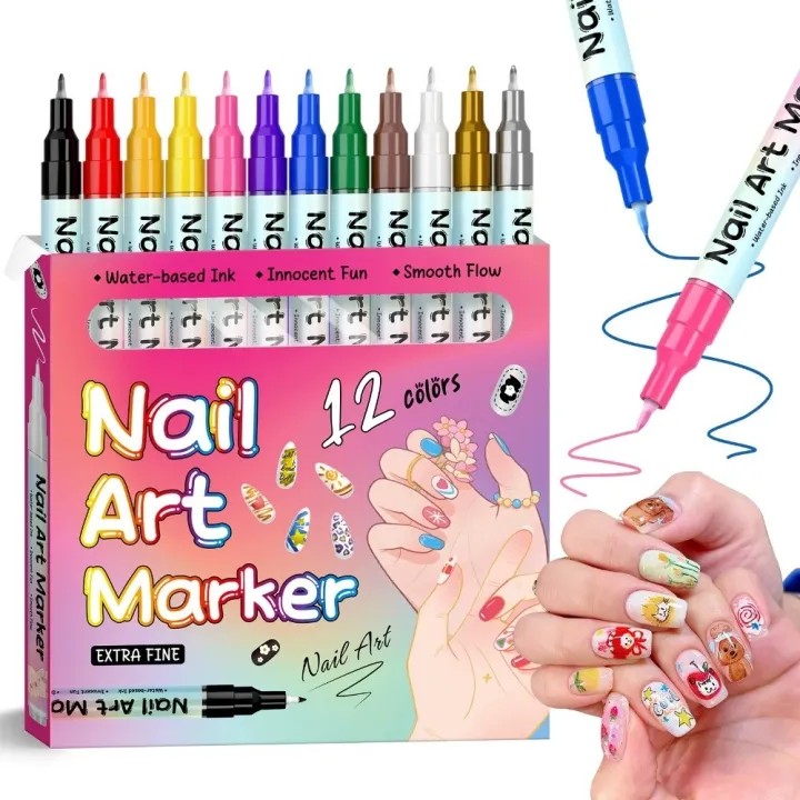 Hot%2012/24%20Colors%20Nails%20Art%20Marker%20Pens%20Waterproof%20Quick%20Dry%20Acrylic%20Paint%20Pen%20Art%20Nail%20Decoration%20Nail%20Art%20Pens%20Set%20for%20Nail%20Decoration%20-%20Image%209