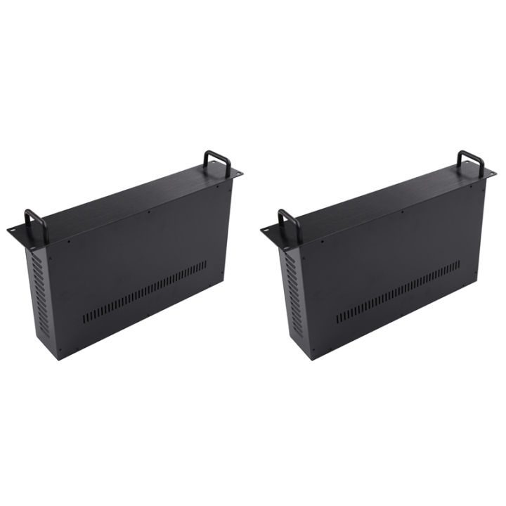 2X 2U Chassis 19 Inch Server Rackmount Case Data Switch Box Communication Metal Rack Mount Computer Case