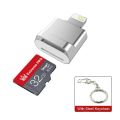 iPhone Mini OTG USB Flash Memory Card Reader For Lightning To TF Micro SD Card Reader For Iphone Ipad Ipod. 