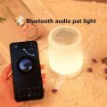 LED Night Light RGB Bluetooth Lamps Audio Portable Night Speaker Bedside Table Lamp Touch Color Changing Colorful Light. 