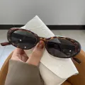ZEBF-Fashion Small Oval Frame Sunglasses for Women Classic Men's Vintage Sun Glasses y2k Outdoor Leisure Eyewear UV400 Oculos De Sol. 