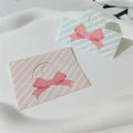 100Pcs Foldable Packaging Paper Cards Bow Cards For Handmade Jewelry Retail Hang Tag Flowers Display Cardboard YULING. 