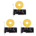 3X Pci Expansion Card Adapter 25Pin Parallel Pci to Parallel Db25 Printer Port Controller Card. 