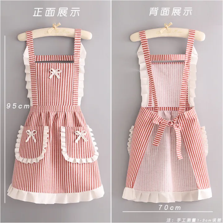 %E3%80%90HOT%E3%80%91%20Korean%20Version%20Cotton%20And%20Linen%20Apron%20For%20Women%20Cute%20Kitchen%20Home%20Cooking%20Breathable%20Apron%20Fashionable%20Work%20Clothes%20Chef%20Apron%20-%20Image%202