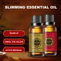 10ml Slimming Essential Oil Quick to Absorb Fat Burning Natural Extract Belly Drainage Ginger Relax Massager Liquid for Women. 