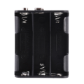 10X Double Side Spring 6 X 1.5 V AA Battery Holder Case Box Black. 