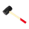 Rubber Hammer Mallet Wooden Handle - 75 mm - Floor, Tile, Construction, Woodworking, Automotive repair hammer. 