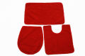 3 Piece Bathroom Rug/Mat Set in Many Colours. 