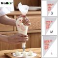 Cake Icing Bags ( L ) Size Disposable Pastry Bags Cake Decoration Cup Cake Piping Tools Cream Bag Squeezing Bag Transparent 100 Pcs. 