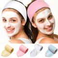 Hair Towel Band Soft Adjustable Towel Hair Wrap Head Band For Make Up Beauty Hair Band Spa Facial Headband Make Up Wrap Head Terry Cloth Headband Adjustable Towel Band for Face Washing Shower Facial Cover. 