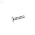 10pcs Auto Car Aluminum License Plate Frame Bolt Screws 16mmx5mm Silver. 