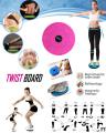 Twist Waist Disc with Rope/Waist Twisting Disc Magnetic Plate Sports Fitness Board Stretching Body Shaping Training. 