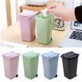 Mini Desktop Cat Litter Trash Small Tabletop Trashbox Desk Portable Trash Can. 
