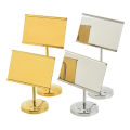 High End Hotel Buffet Label Rack Price Tag Display Stand Food Sign Holder Desk Sign Stand Name Card Clip Info Display Stand. 