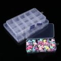 10grids 15grids 24grids Plastic Storage Jewelry Box Compartment Adjustable Beads Boxes For Jewelry Organizer Rectangle Box Case. 
