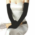 LibiLuxury XINMEIJI Wedding Bridal Long Opera Handschuh Black Gloves for Apparel Velvet Finger Brides Bridesmaid Gloves WG011. 