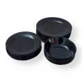 Dinner Set & Luster Tea Set 33Pcs Black Dinnerware ​Porcelain Dish & Coffee Set. 