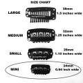 Hair Extension Mini Clip Wig Clips U-Shape Snap Comb Clips Metal for Hair Extensions 2.3cm Mini Size Black (10 units). 