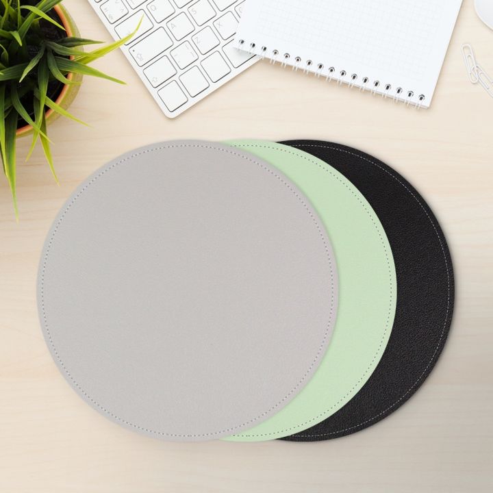 GOOJODOQ Mouse Pad Single-sided Solid Color Computer Office Game Table Pad Non-slip Mouse Pad System