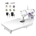 Portable Mini Sewing Machine with Table Household Sewing Machine Professional Portable Sewing Machine. 