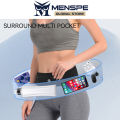 MENSPE Belt Bag Professional Running Waist Bag Slim Belt Fanny Pack Phone Holder Fitness Workout Waist Pouch Bag Pocket Belt Compatible with Phone Under 7.2 Inches sports Waist Bag For Exercise Gym Walking Travel Jogging. 