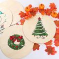10PCS Natural Wood Pieces Slice Round Unfinished Wooden Discs for Crafts Centerpieces DIY Christmas Ornaments 4inch. 