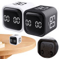 Mini Digital Productivity Cube Timer with Custom Countdown for Cooking, Fitness, Learning and Time Management. 