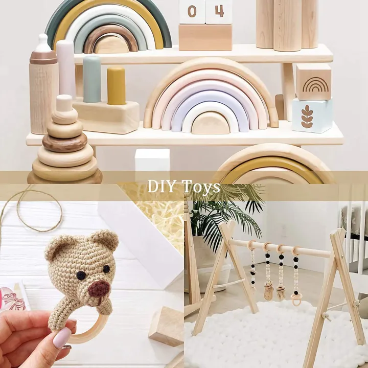 60Pcs%2070mm%20Wood%20Rings,Wooden%20Ring%20Wood%20Circles%20for%20DIY%20Crafts,%20Macrame%20Plant%20Hanger,Ornaments%20and%20Jewelry%20Making%20-%20Image%204