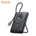 MC-6320 20W Digital Display 10000mAh Dual-Zone Magnetic Power Bank Built- in Cable & Stand. 