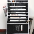 Multifunctional Thickened Desk Gadget Student Book Hanging Bag Book Shelf Middle School Students Book Buggy Bag Hanging Storage Bags. 