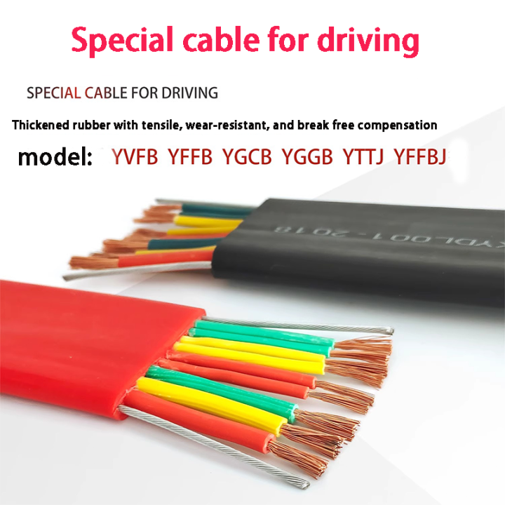 Crane%20Crane%20Special%20Flat%20Cable%20Double%20Wire%20Yffb%20Electric%20Hoist%20Traveling%20Flat%20Cable%20Wire%20-%20Image%202