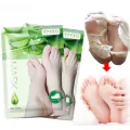 1Pair Aloe Vera Foot Mask Peeling for Legs Feet Mask Scrub Exfoliating Socks for Pedicure Anti Crack Heel Remove Skin Foot Patch. 
