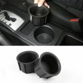 2 Piece Center Console Cup Holder Insert 55616-35010 Replacement for Toyota Fj Cruiser 2007 2008 2009 2010 2011 2012 2013 2014. 