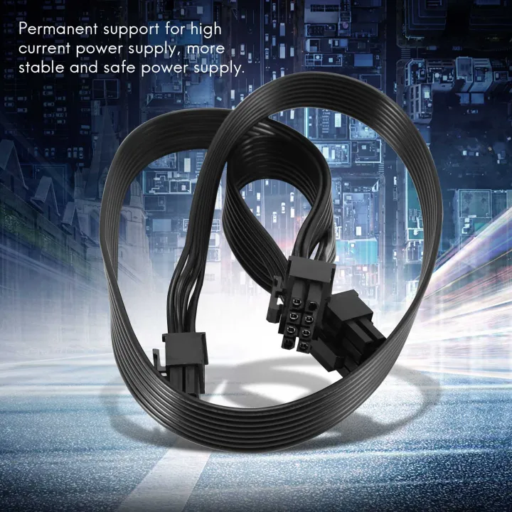 PCI-E%206%20Pin%20to%202%20Ports%206+2%20Pin%20Power%20Supply%20Cable%206Pin%20to%208Pin%20-%20Image%204