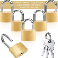 12 Pack Mini Padlock Small Padlock Solid Brass Locks New Brass with 3 Key for Luggage Lock,Backpack,Gym Locker Lock,Suitcase Lock. 