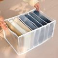 7 Grids Washable Wardrobe Clothes Organizer,Jeans Compartment Storage Box, Foldable Closet Drawer Organizer Clothes Drawer Mesh ，and 9 Grids Shirts, T-shirts Grid. 