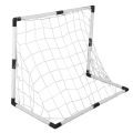 Soccer Practice Net Gate Safety Folding Kids Soccer Gate Pump Multi Function Portable for Backyard. 